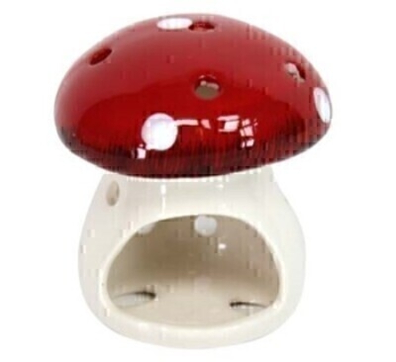 Ceramic Red and White Toadstool Tea Light Holder by Designer Gisela Graham.  This cute toadstool will delight for years to come.  Gisela Graham are a well known brand - recognised for their beautiful Christmas Decorations.